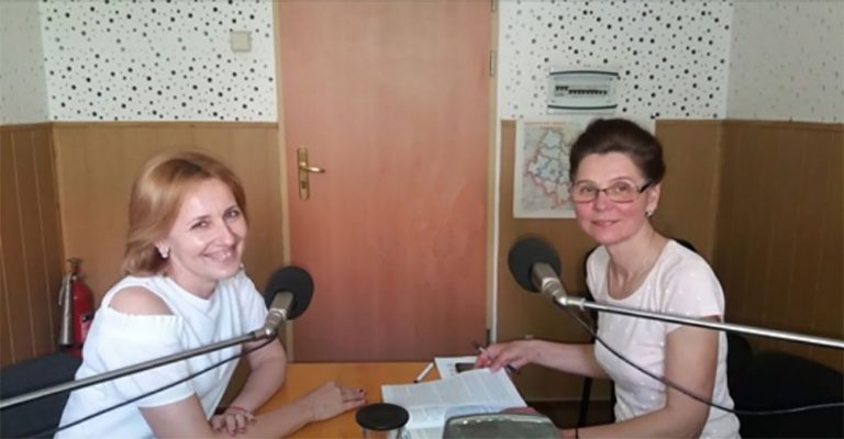 Галина Шумицька в ефірі радіо Ужгород